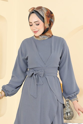 moda selvim Combined 6768MP806 Gray - Thumbnail