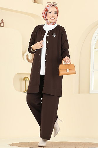 moda selvim Combined 7030UZ662 Brown - Thumbnail