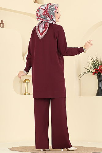 moda selvim Combined 7030UZ662 Burgundy - Thumbnail