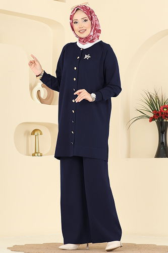 moda selvim Combined 7030UZ662 Navy Blue - Thumbnail