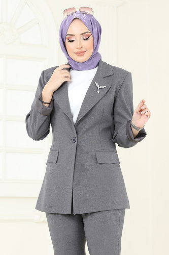 moda selvim Combined 7063ABK1075 Anthracite - Thumbnail