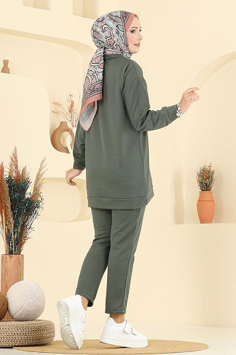 moda selvim Combined 7080TEG847 Khaki - Thumbnail