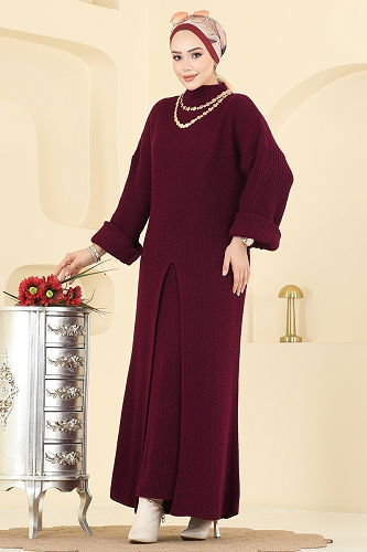 moda selvim Combined 7081HBS856 Burgundy - Thumbnail