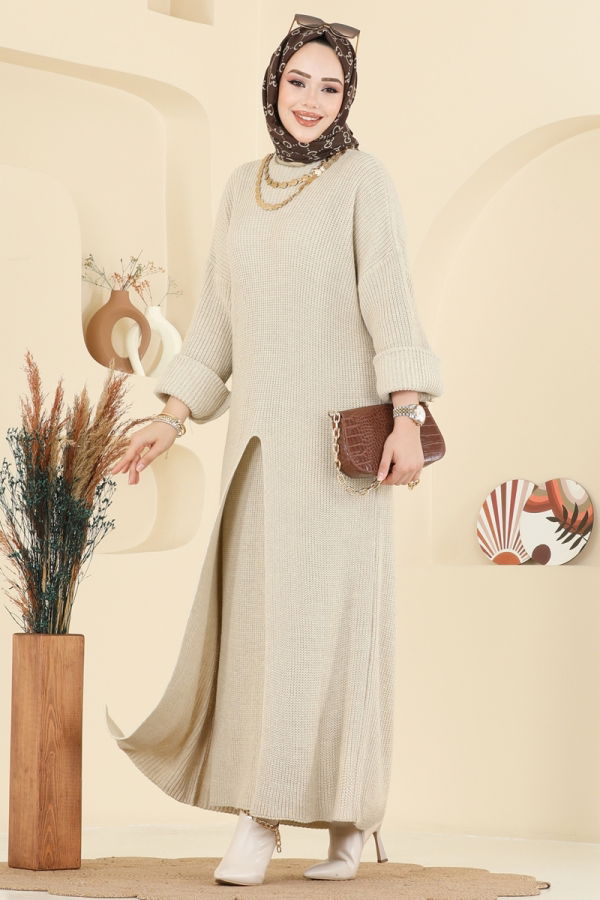 Modaselvim الاطقم طقم بيج 7081HBS856