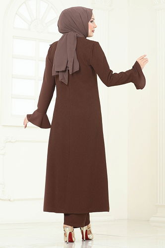 moda selvim Combined 7090ABK1075 Brown - Thumbnail