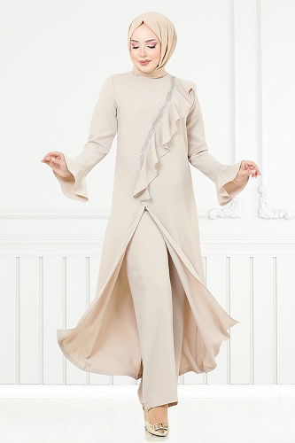 moda selvim Combined 7090ABK1075 Stone - Thumbnail