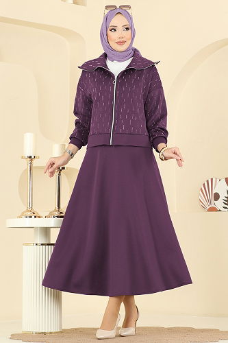 moda selvim Combined 7099TEG847 Damson - Thumbnail