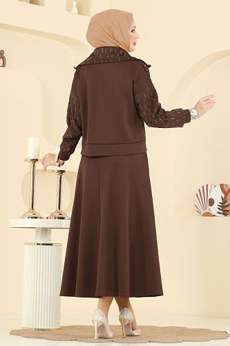 moda selvim Combined 7099TEG847 Light Brown - Thumbnail