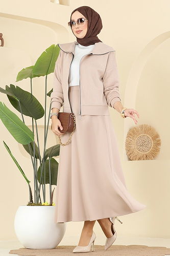 moda selvim Combined 7099TEG847 Stone - Thumbnail