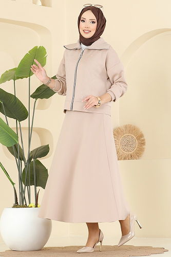 moda selvim Combined 7099TEG847 Stone - Thumbnail