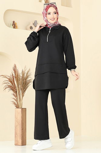 moda selvim Combined 710HBS856 Black - Thumbnail