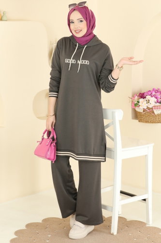 P.R.M. - طقم رمادي غامق 716PM271