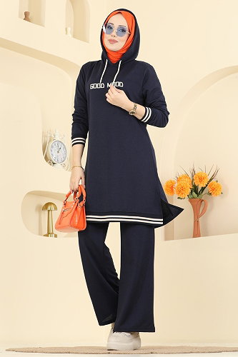 moda selvim Combined 716PM271 Navy Blue - Thumbnail