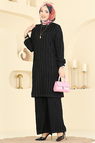 moda selvim Combined 724PM271 Black - Thumbnail