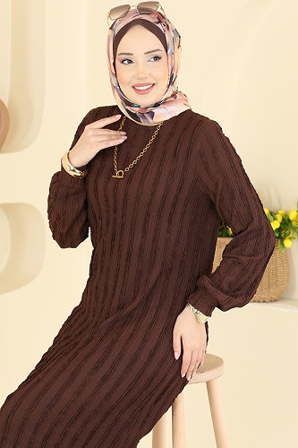 moda selvim Combined 724PM271 Brown - Thumbnail