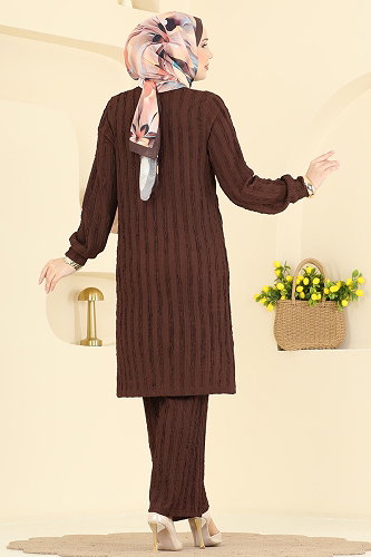 moda selvim Combined 724PM271 Brown - Thumbnail