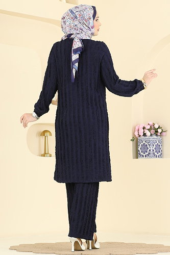 moda selvim Combined 724PM271 Navy Blue - Thumbnail