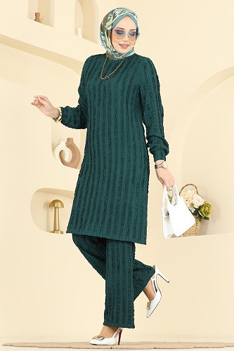 moda selvim طقم بترولي 724PM271 - Thumbnail