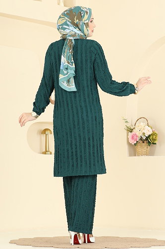 moda selvim طقم بترولي 724PM271 - Thumbnail