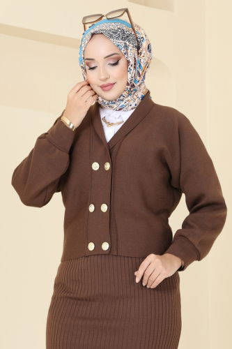 moda selvim Combined 725MT581 Brown - Thumbnail