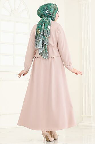 moda selvim طقم بيج 730MP806 - Thumbnail