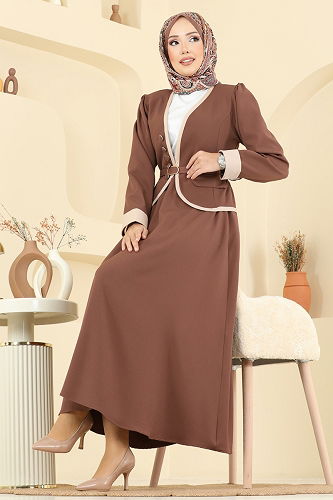 moda selvim Combined 7452MP806 Brown - Thumbnail