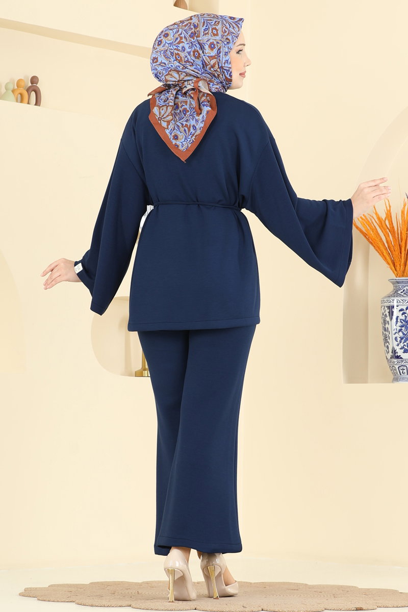 Combined 755OZN1046 Navy Blue - Moda Selvim
