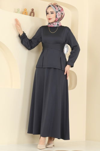 S.H.E. - طقم رمادي غامق 763SHE1174