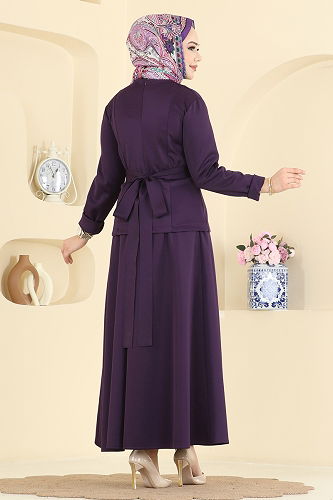 moda selvim Combined 763SHE1174 Purple - Thumbnail