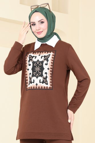 moda selvim Combined 791OZN1046 Brown - Thumbnail