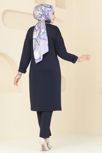 moda selvim Combined 8001MSM187 Navy Blue - Thumbnail