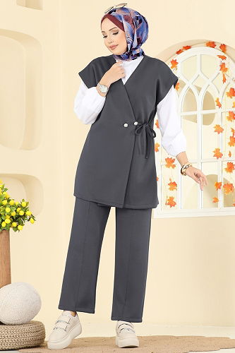 moda selvim Combined 8002TEG847 Anthracite - Thumbnail