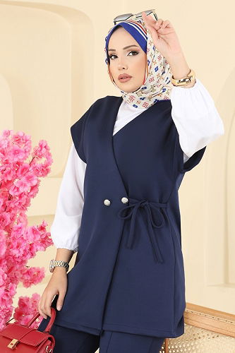 moda selvim Combined 8002TEG847 Navy Blue - Thumbnail