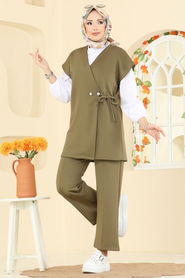 Modaselvim الاطقم طقم أخضر 8002TEG847