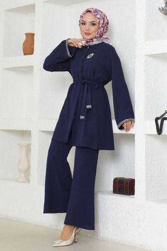 moda selvim COMBINED 8004TRT545 Navy Blue - Thumbnail