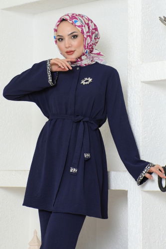 moda selvim Combined 8004TRT545 Navy Blue - Thumbnail