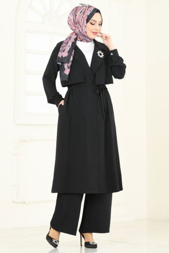 moda selvim Combined 8006TRT545 Black - Thumbnail
