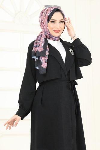 moda selvim Combined 8006TRT545 Black - Thumbnail