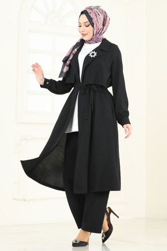 moda selvim Combined 8006TRT545 Black - Thumbnail