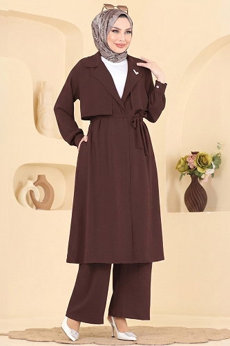 moda selvim Combined 8006TRT545 Brown - Thumbnail