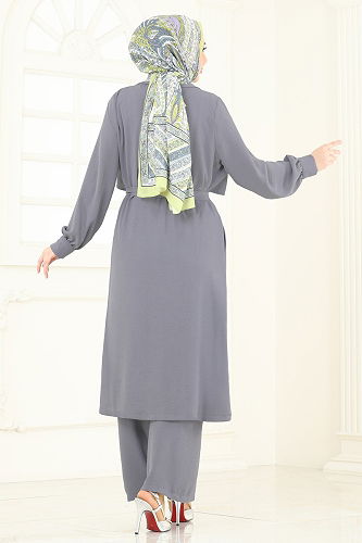 moda selvim Combined 8006TRT545 Gray - Thumbnail