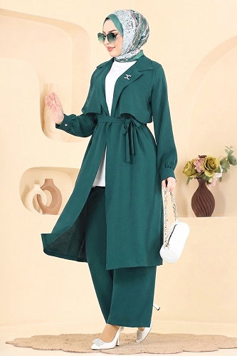 moda selvim طقم بترولي 8006TRT545 - Thumbnail