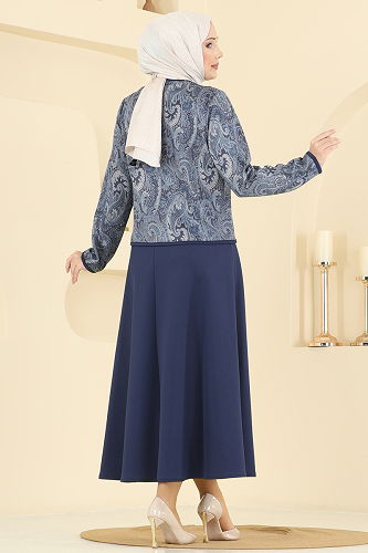 moda selvim Combined 8010TEG847 Navy Blue - Thumbnail