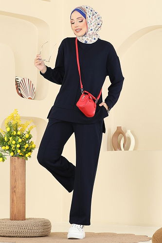 moda selvim Combined 8010UZ662 Navy Blue - Thumbnail