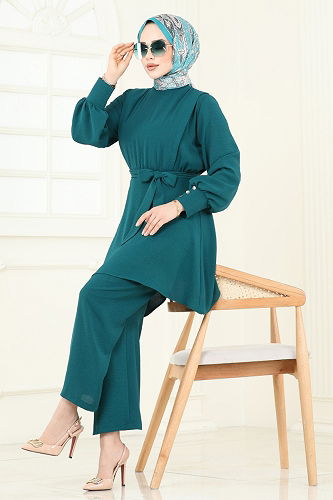 moda selvim Combined 8018TRT545 Emerald - Thumbnail