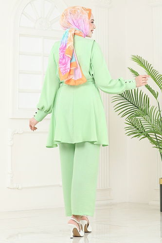 moda selvim Combined 8018TRT545 Pistachio Green - Thumbnail