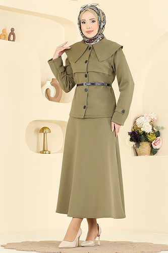 moda selvim Combined 8021TEG847 Light Khaki - Thumbnail