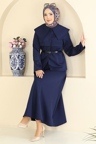 moda selvim Combined 8021TEG847 Navy Blue - Thumbnail