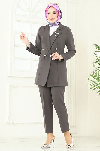 moda selvim Combined 8021TRT545 Anthracite - Thumbnail