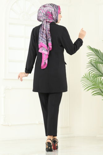moda selvim Combined 8021TRT545 Black - Thumbnail